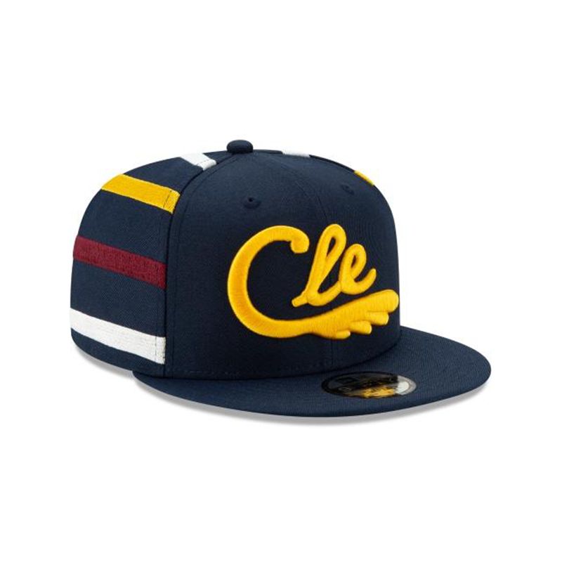 NBA Cleveland Cavaliers 2019 Authentics City Series 9Fifty Snapback (CLK5879) - Blue New Era Caps